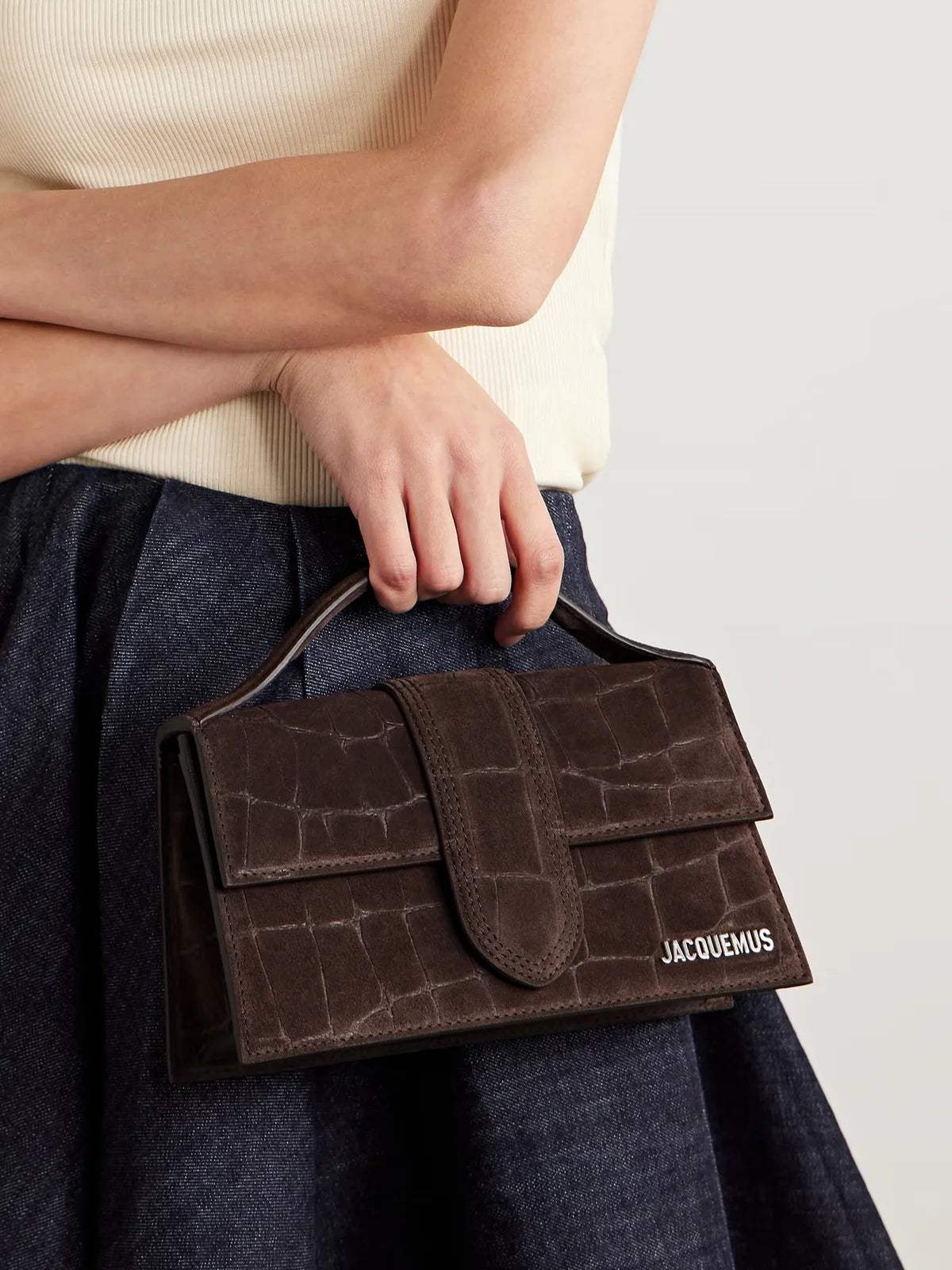 Jacquemus Le Grand Bambino Dark Brown