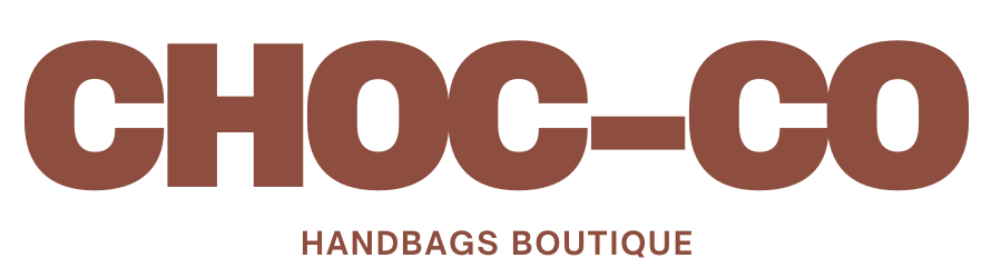 Logo of CHOC-CO Handbags Boutique on a white background